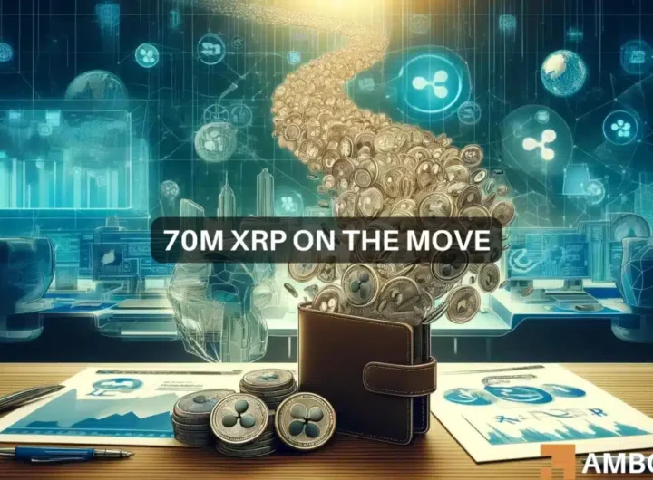 XRP whale watch: Will moving 70M tokens help the altcoin reach ?