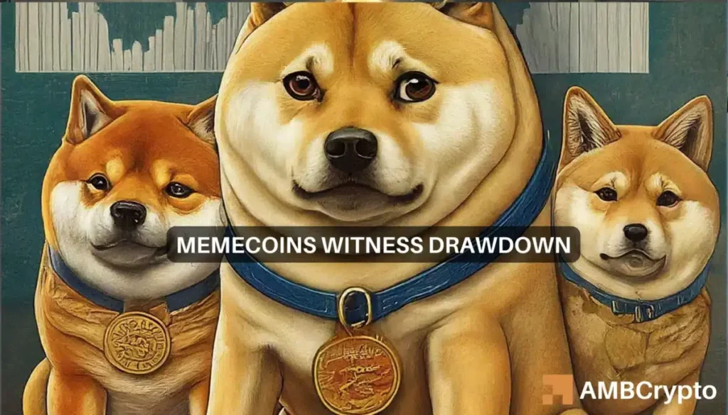 Why are memecoins down today? Dogecoin, Shiba Inu in focus