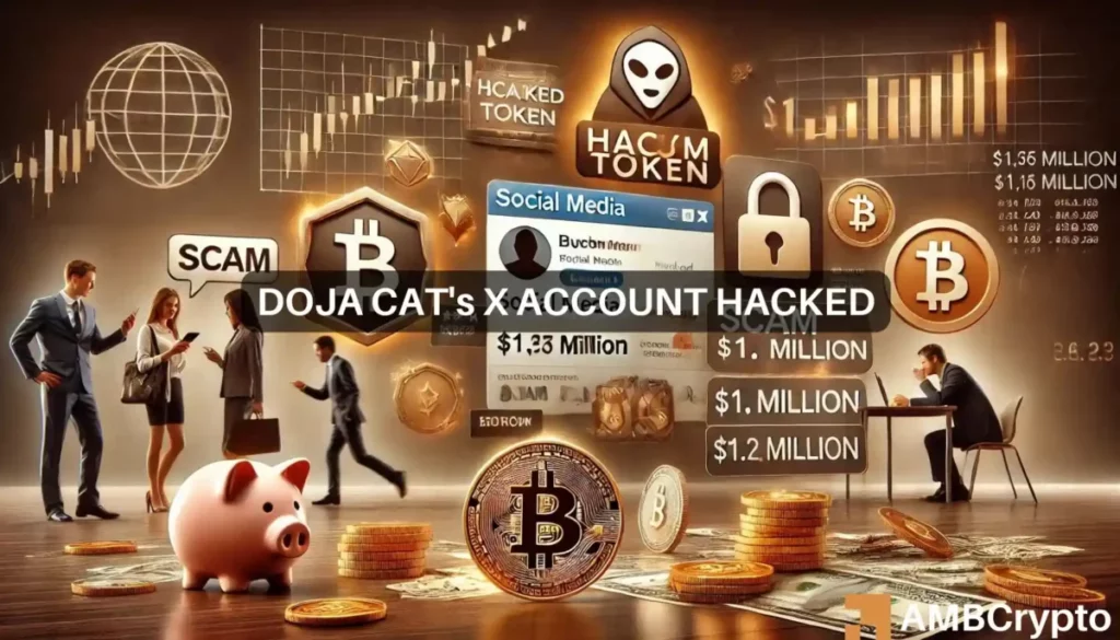 ‘Buy $DOJA or else…’ Doja Cat’s X account hacked; investors lose .6M