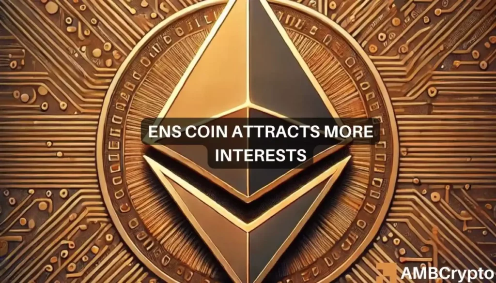 ENS coin tops the charts with a 30% gain in a single day