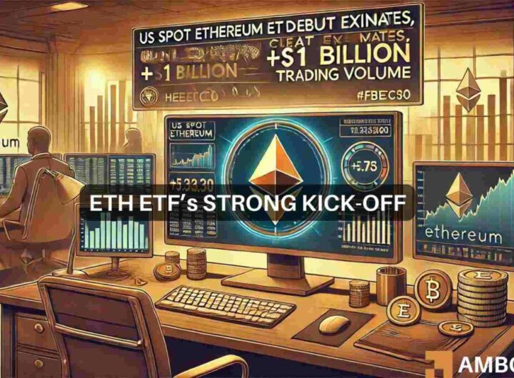 Ethereum ETF Day 1 beats ‘20% of BTC’ estimate – What’s next?