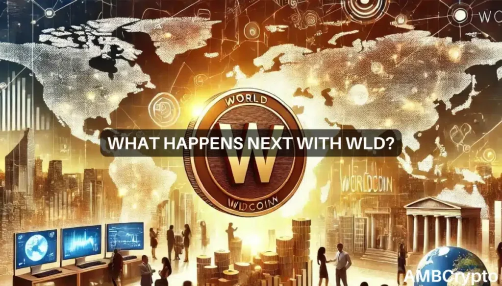 Worldcoin nears  support again: Will WLD rise to the challenge this time?