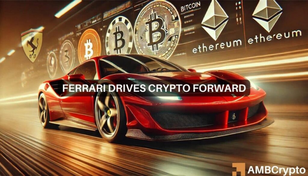 Ferrari gears up for crypto payments in Europe after US