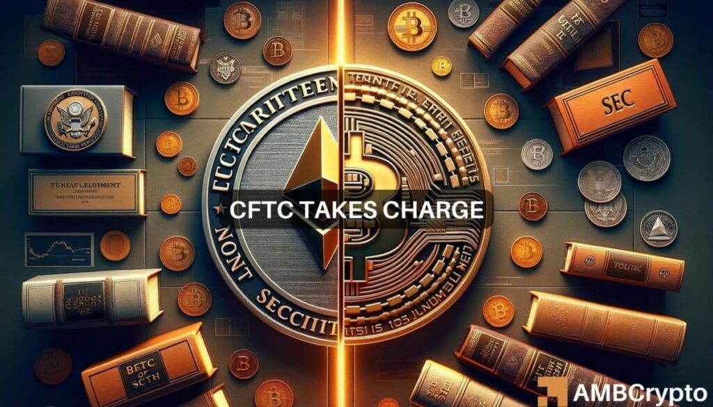 CFTC vs SEC: Bitcoin, Ethereum, and 80% of crypto not securities?