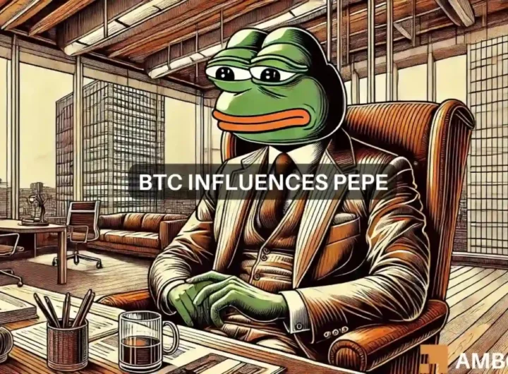 PEPE price prediction: Bitcoin to help memecoin across THIS level?