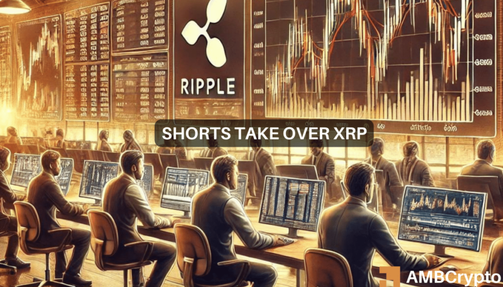 XRP short sellers dominate: Will the altcoin fall to bears?