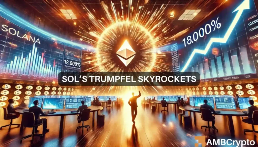 Solana memecoin TRUMPFEL up 13,000%: Eyes another 18,000%?