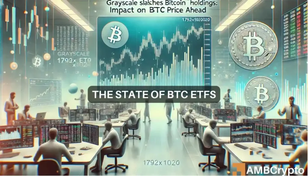 Grayscale Bitcoin ETF holdings go for a toss: Impact on BTC’s price?