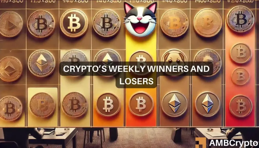 Crypto market’s weekly winners and losers – AAVE, MOG, RNDR, WIF