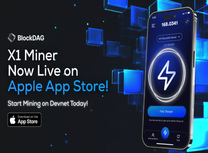 BlockDAG’s X1 Miner app hits Apple Store & sees 1400% presale growth