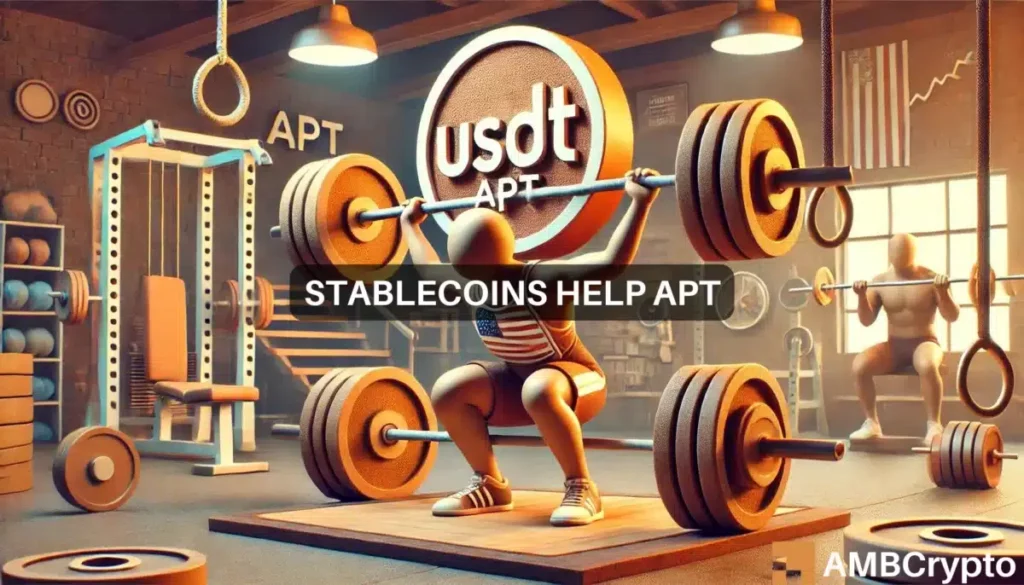 Aptos stablecoins gain .5 mln in 7 days: Impact on APT?