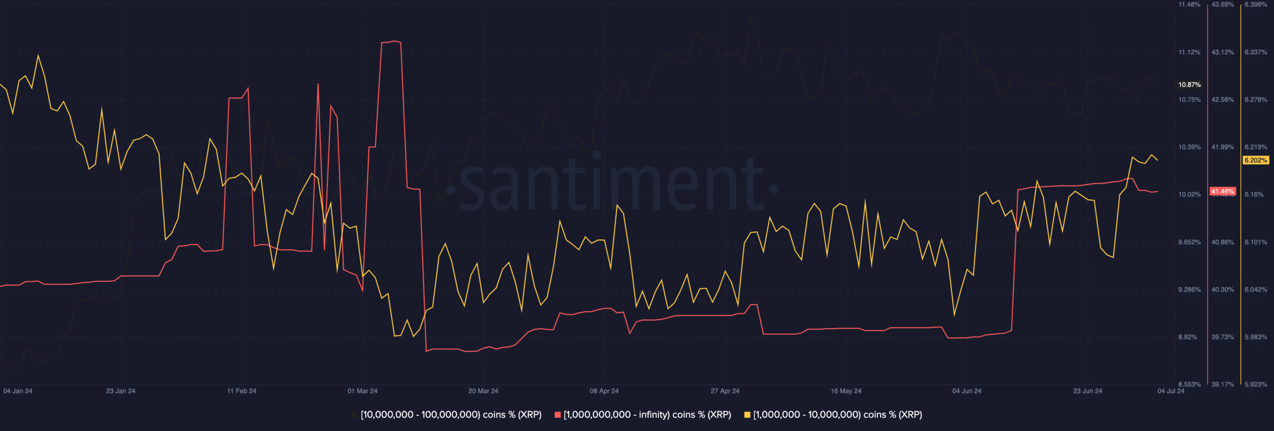 XRP whales increase holdings