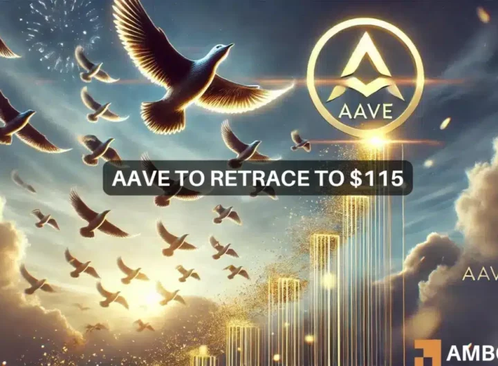 AAVE crypto flashes sell signal – 27% price correction on the way?