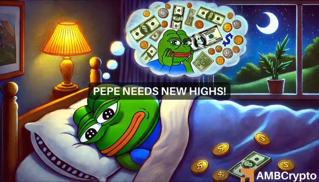 PEPE price prediction: Can the memecoin trade above THIS level?