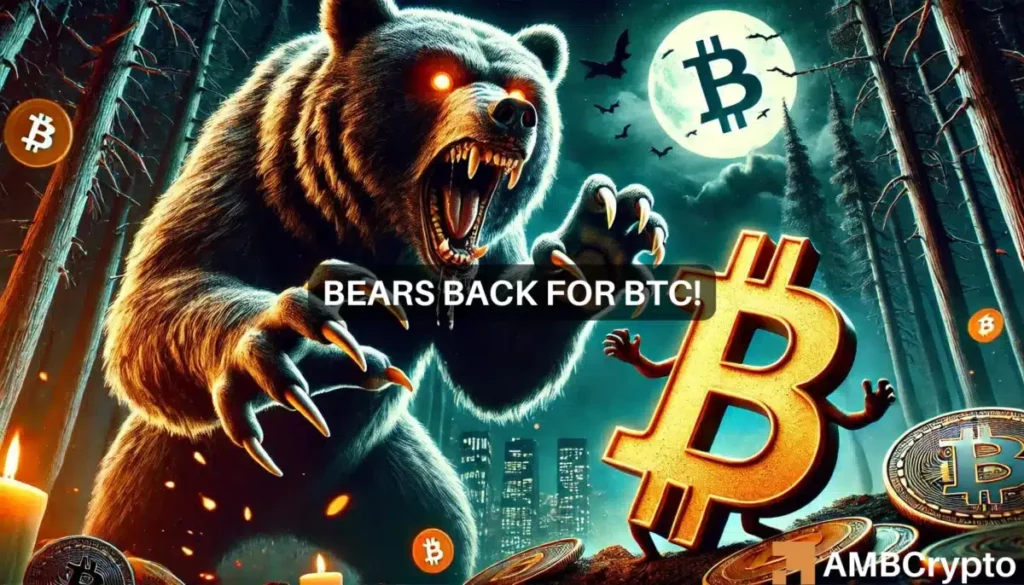 Bitcoin falls under K as U.S. govt moves 10K BTC: Bearish signs?