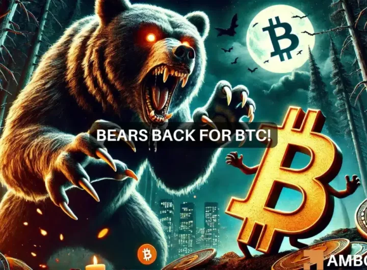 Bitcoin falls under K as U.S. govt moves 10K BTC: Bearish signs?