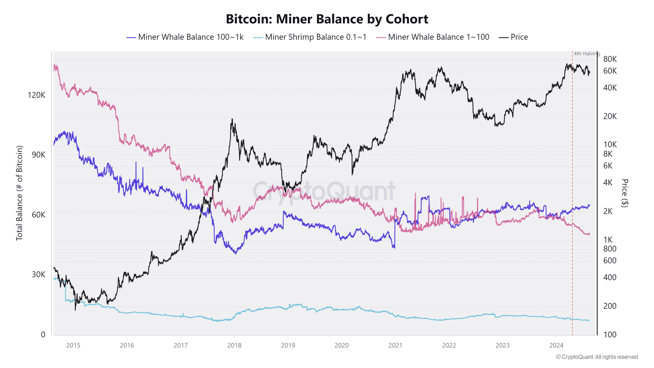 Bitcoin miner balance