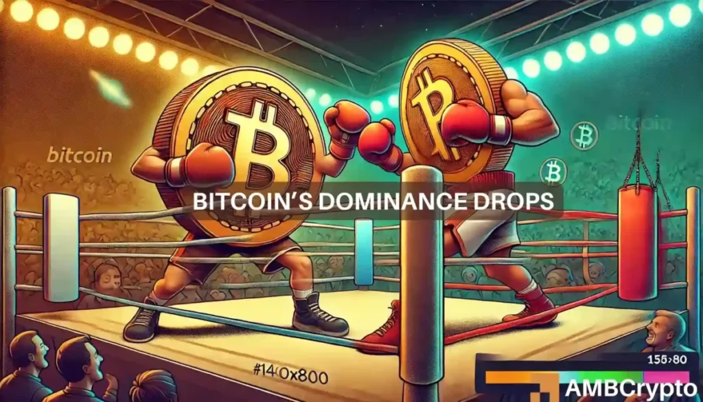 Bitcoin dominance dips to 55%: Time for altcoins to shine?