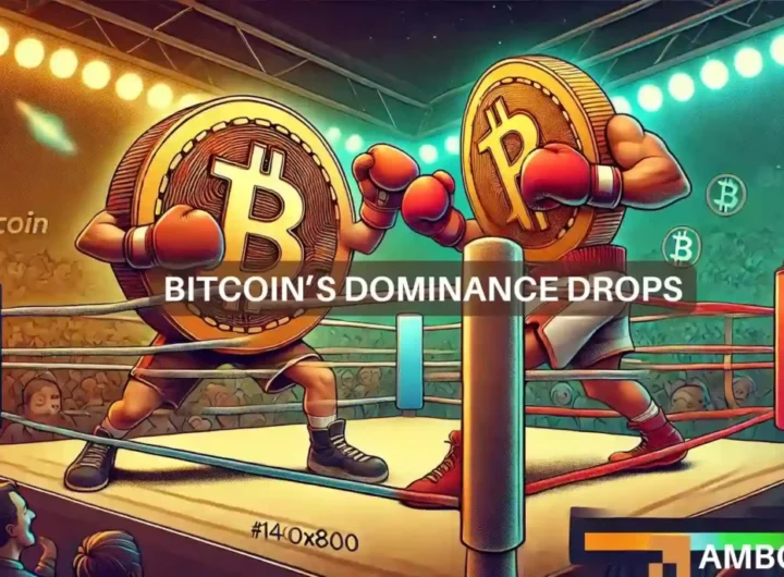 Bitcoin dominance dips to 55%: Time for altcoins to shine?