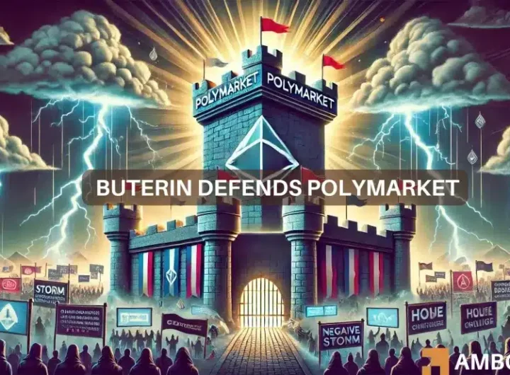 Vitalik Buterin backs Polymarket’s role in U.S. elections amid regulatory heat