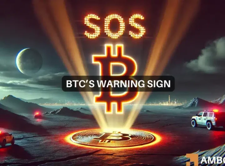 Bitcoin flashes bearish signs! Watch out for THIS crucial level