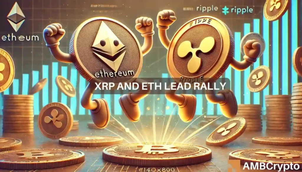 XRP, Ethereum surge by double digits – What now?