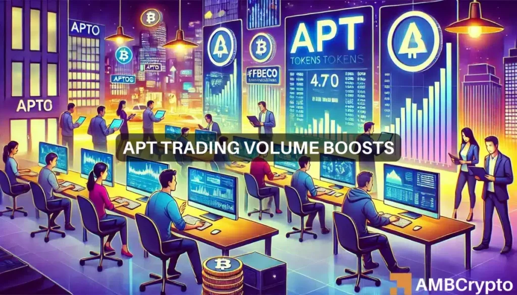 Aptos defies altcoin trends as trading volume increases by 148% – Why?