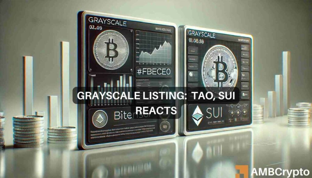 Grayscale adds Bittensor, SUI to its products: How did the altcoins react?