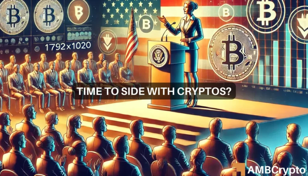 Time for Kamala Harris’s crypto-pivot? Coinbase exec believes…