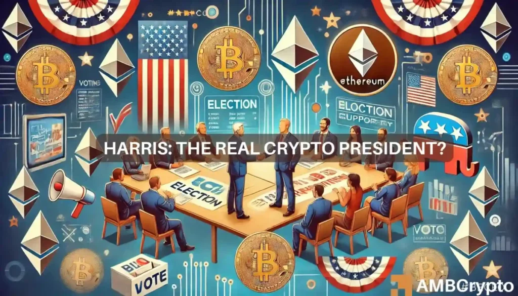 Kamala Harris’ crypto stance: Democratic Senator promises ‘sensible legislation’