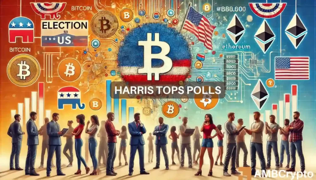 Did ‘Crypto for Harris’ help Kamala overtake Trump in Polymarket predictions?