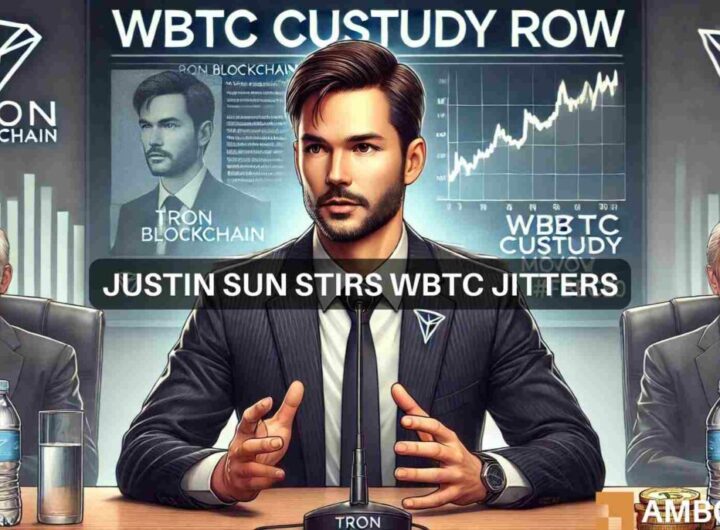 ‘My WBTC involvement is strategic,’ Justin Sun defends WBTC custody move