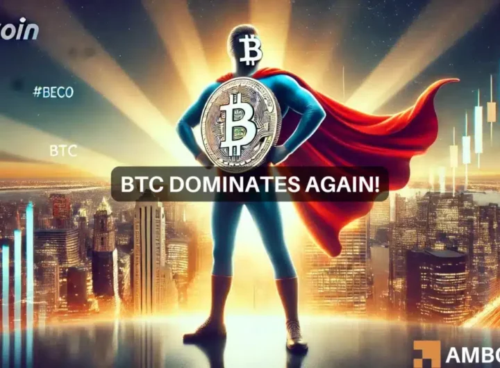 Bitcoin dominance nears 60%: Will BTC help altcoins boost as well?