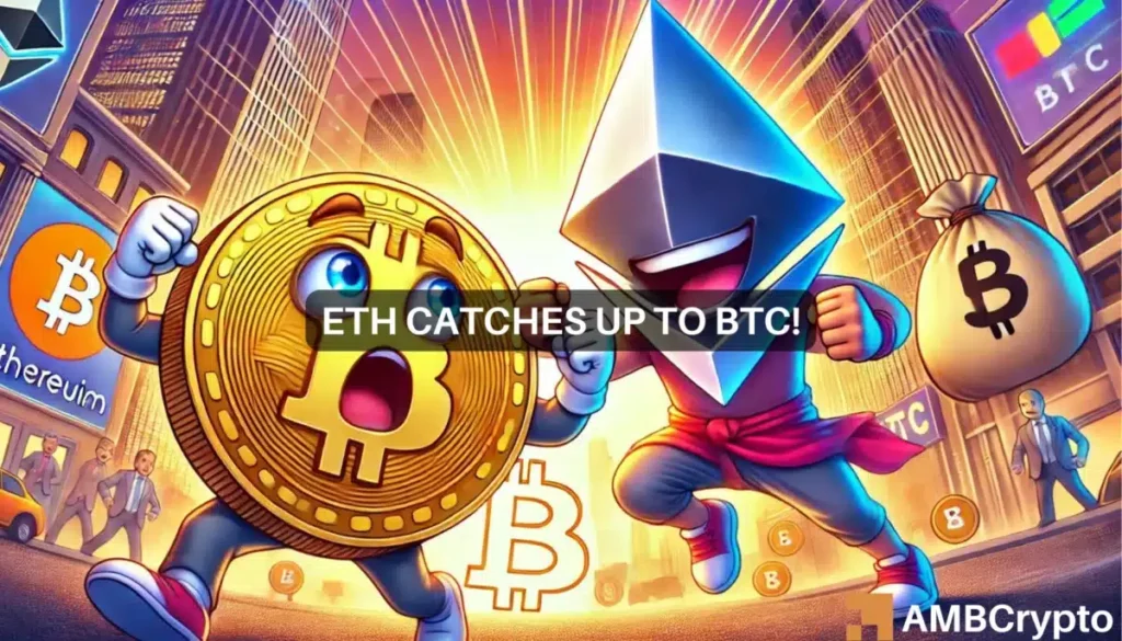 Ethereum beats Bitcoin in the last 24 hours: Is altcoin season finally here?