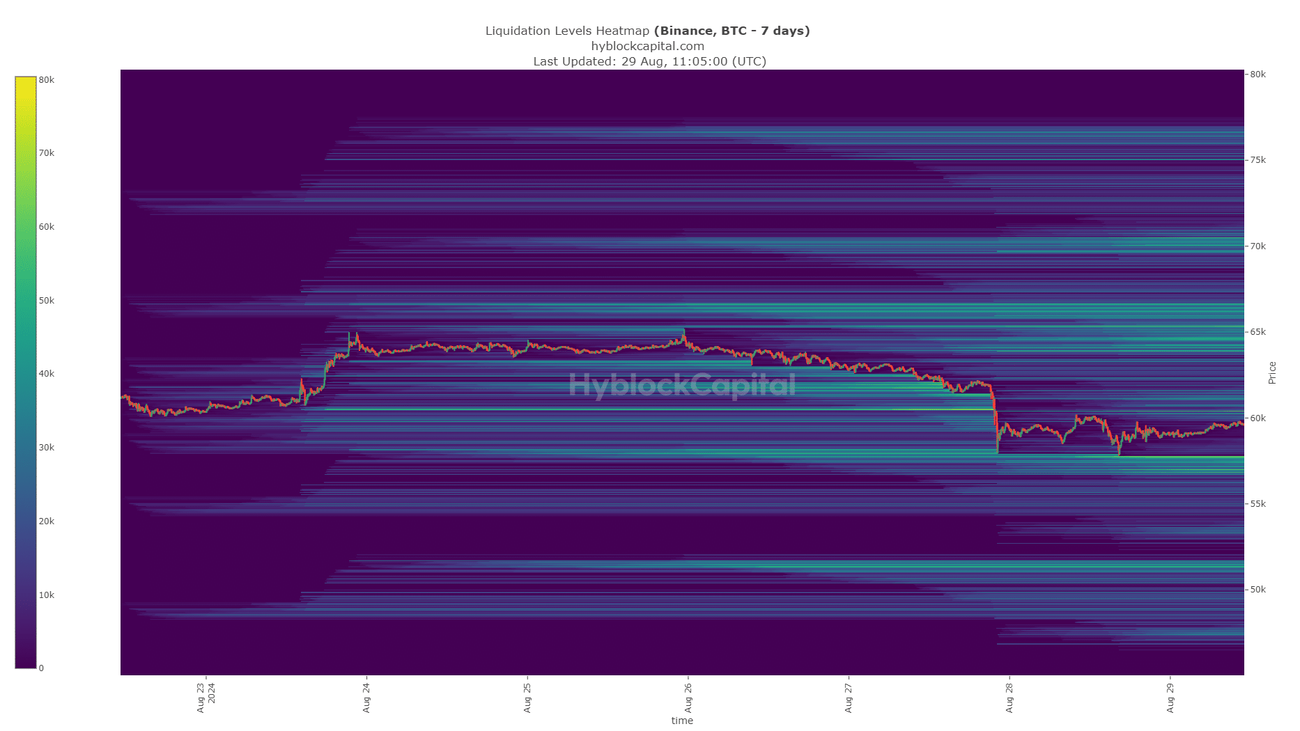 Bitcoin Liquidation Heatmap