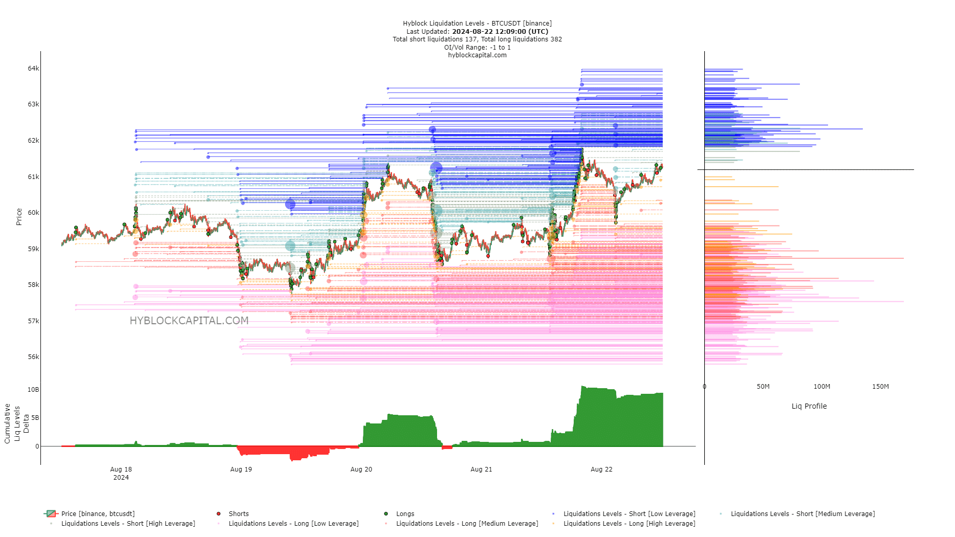 Bitcoin Liquidation Levels