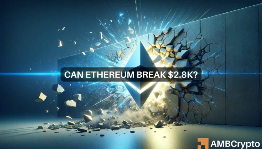 Can Ethereum break the .8K barrier? Market indicators say yes!