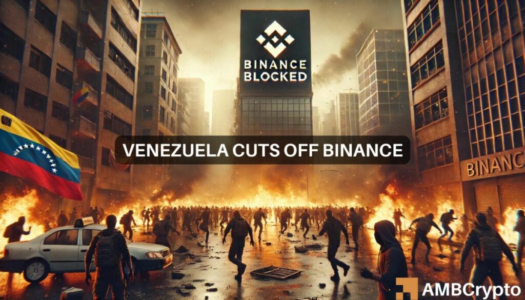 No access to Binance: Venezuela tightens grip on crypto amidst riots