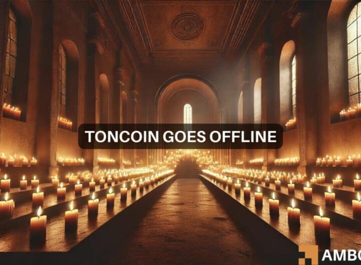 Toncoin halted: 3-hour network outage triggers price, volume dip