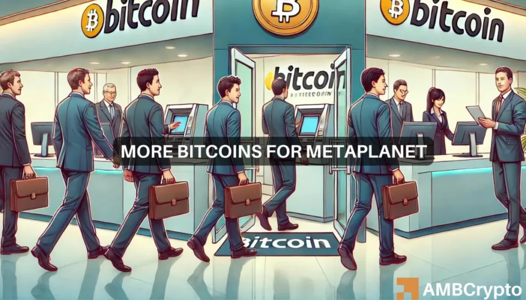 Japan’s Metaplanet to fund more Bitcoin purchases with new JPY 1 Billion loan