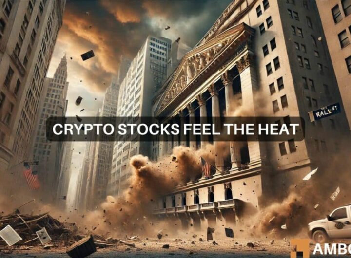 Crypto stocks log double-digit losses as market crash intensifies – What now?