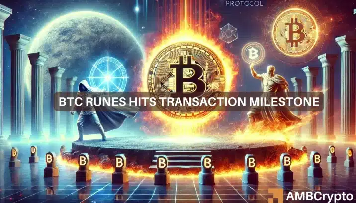 How Bitcoin Runes recorded 15.6M transactions in just 4 months