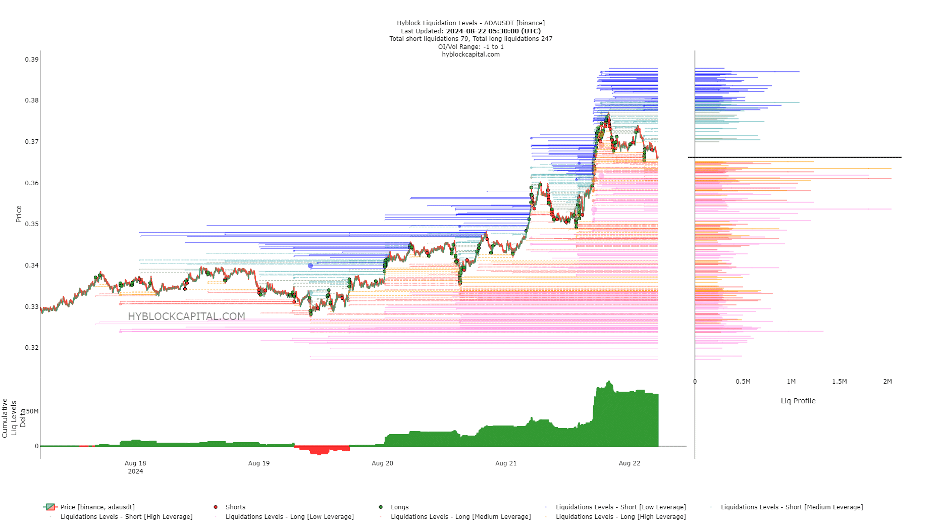 Cardano Liquidation Levels