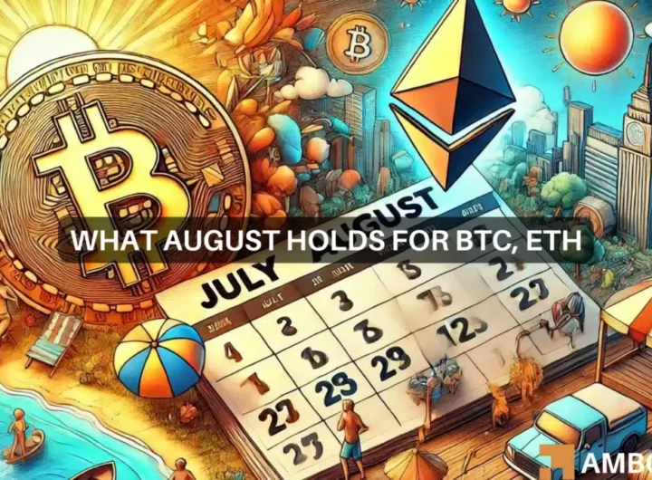 Bitcoin, Ethereum posted mixed results in July – What does August promise?