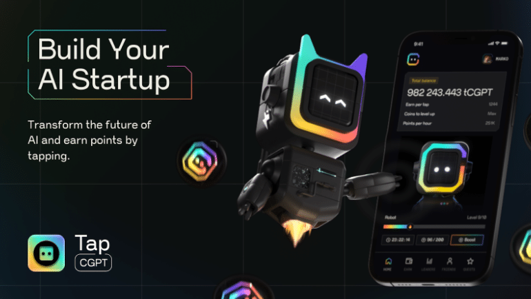 TapCGPT: The Ultimate AI Entrepreneur Telegram Game with Over  Million in Rewards!