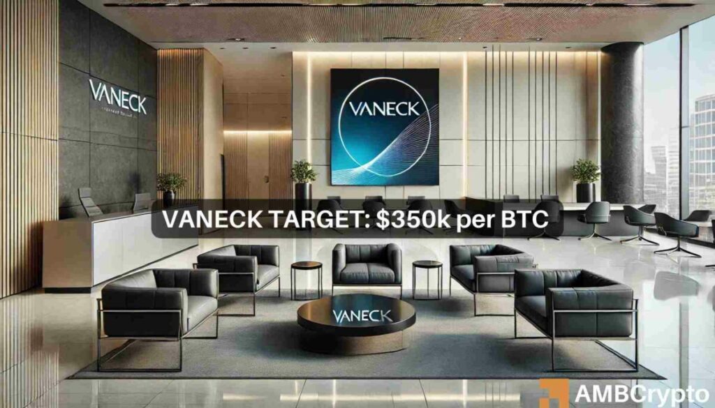 VanEck CEO: ‘Bitcoin will be half of gold market cap,’ can hit 0K