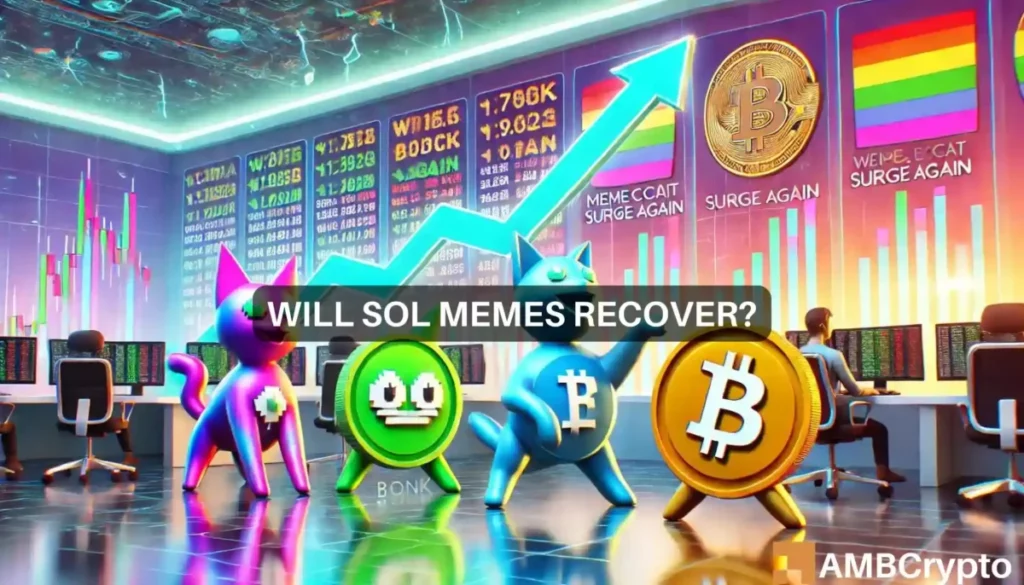 Solana memecoins making a comeback? WIF, BONK, and POPCAT surge again