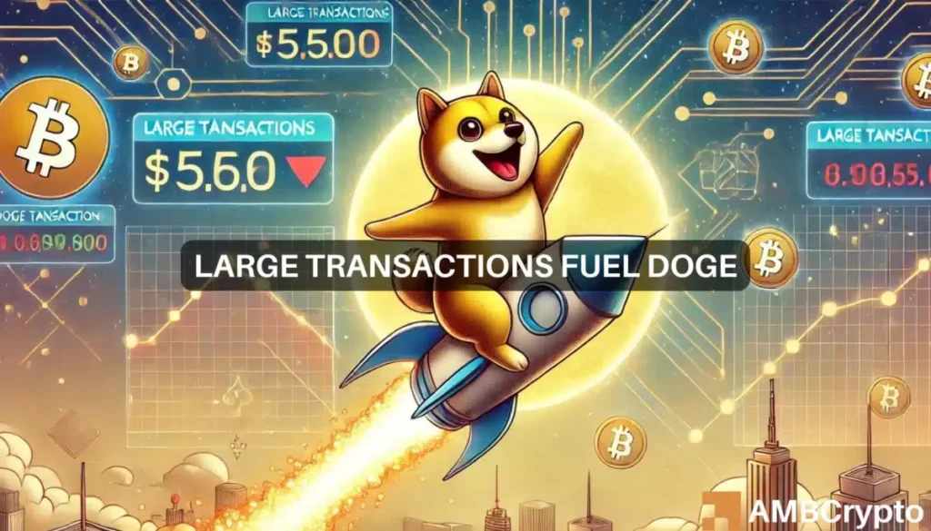 Dogecoin’s large transactions surge 35%: What’s next for DOGE?