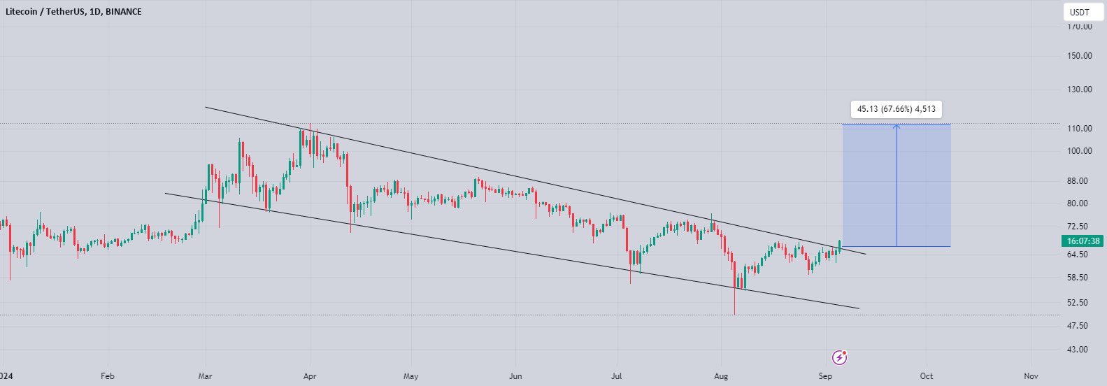 LTC price chart