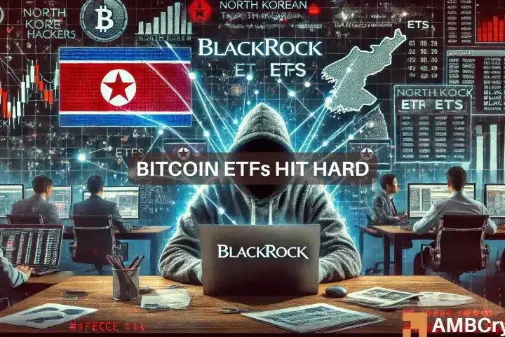 BlackRock BTC ETF faces zero flows – Are North Korean hackers to blame?